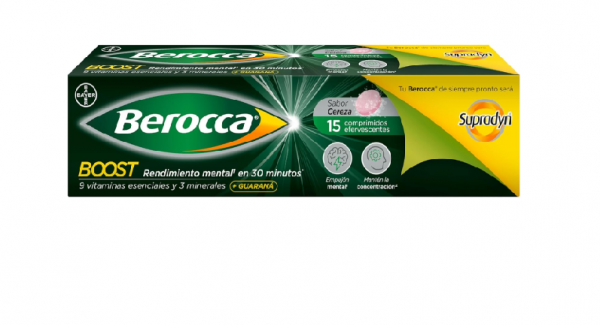 BEROCCA BOOST COMP EFERVESC 15 COMP